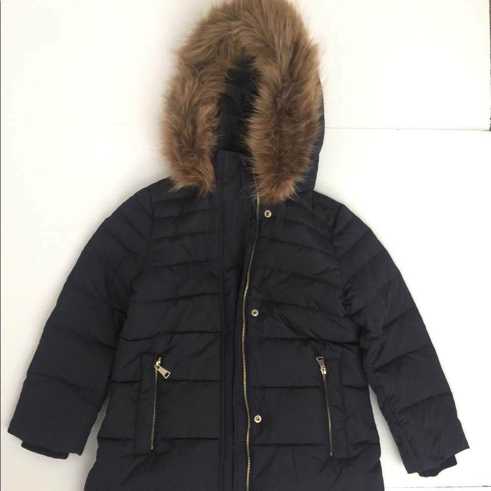 New Zara Girls Down Jacket size8